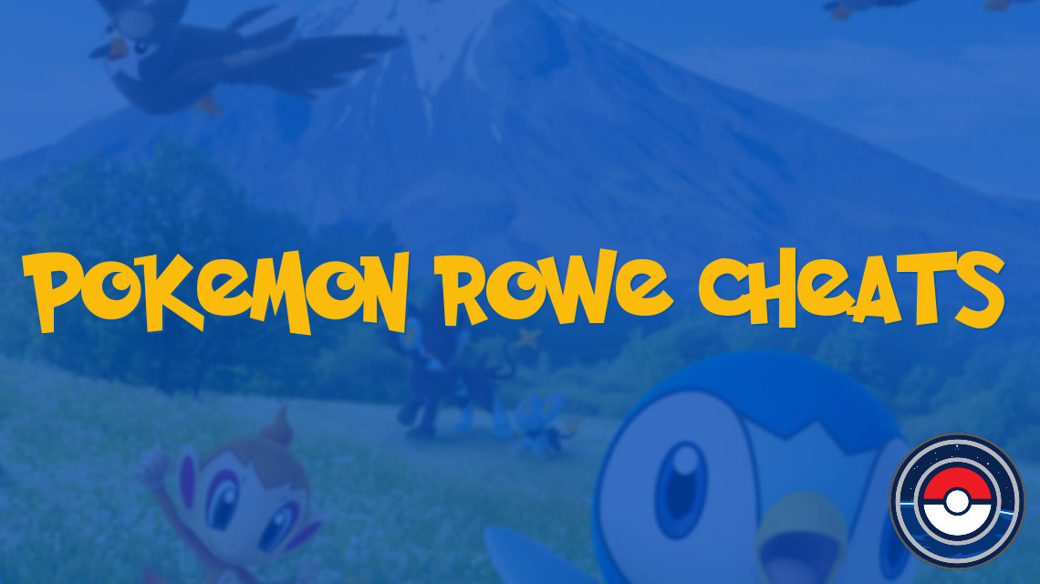 Pokemon ROWE Cheats